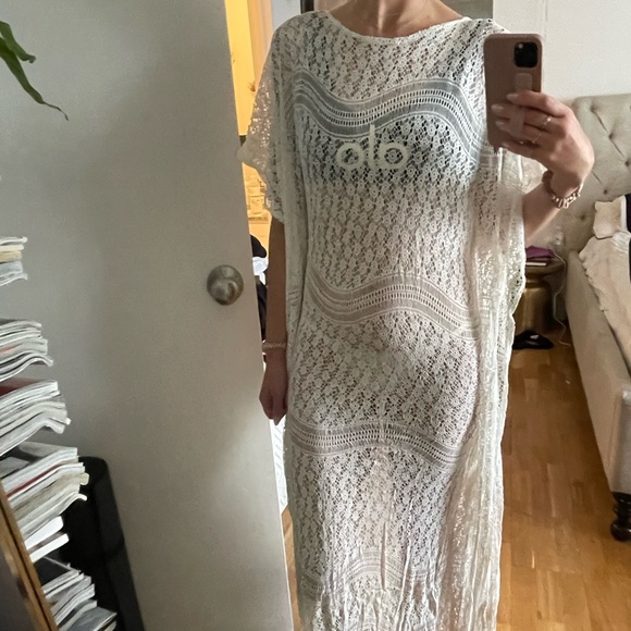 Free People Other - Free People crochet dress coverup